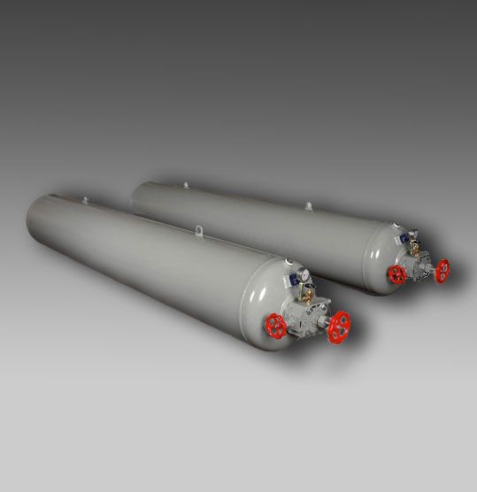Marine starter air tank