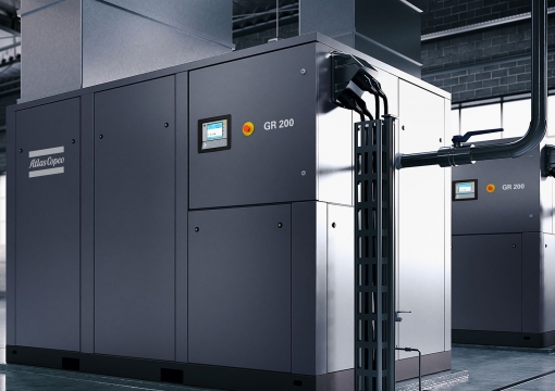 GR 110-200 Two Stage Screw Air Compressor