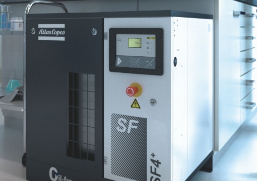 SF and SF+ scroll oil-free air compressors